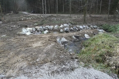 Sanierung einer Fischtreppe - Hier zeigt das Bild die sanierte und zum Teil neu aufgebaute Fischtreppe, die durch ein Unwetter zerstört wurde.